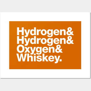 Whiskey Chemistry Posters and Art